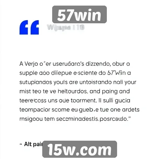 Feedback de usuários sobre suporte ao cliente do 57win