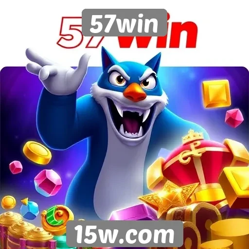 Variedade de jogos disponíveis no 57win